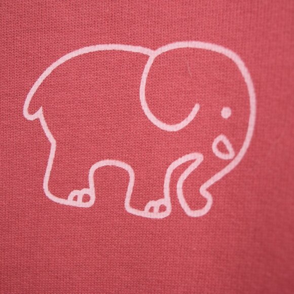 Ivory Ella Sweatshirt Women Large Classic Crewneck Organic Cotton Elephant New - Picture 4 of 12